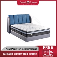 JACKSON LUXURY BED FRAME | SINGLE / SUPER SINGLE / QUEEN / KING | DIVAN / DRAWERS / STORAGE BEDFRAME
