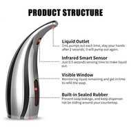 Automatic Electric Hand Washer Soap Dispenser Sensor300MLKitchen Infrared Soap Dispenser Automatic Liquid Touchless