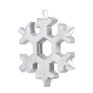 18 in 1 Snowflake Stainless Steel Multi-purpose Tool Card