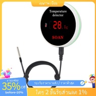 Tuya Smart Home Wifi Temperature Sensor Wire Digital Thermometer Room Water Pool Thermostat Alarm EU