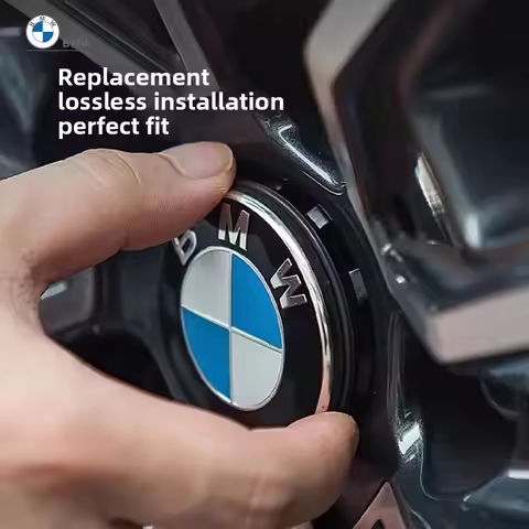 56/68mm 4Pcs Floating Wheel Center Caps for BMW 50th Anniversary – Fit E39 E46 E60 F10 F30 G20 X3 X5