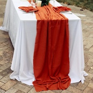 Wedding Party table runner 42x42cm Napkin Wholesale solid color Cotton Banquet Decor fabric table co