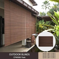 KACEE OUTDOOR BLINDS ม่านติดกลางแจ้ง สี TEAK