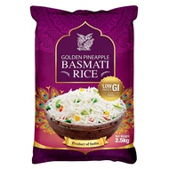 Golden Pineapple Indian 1121 Basmati Rice (Low GI) 2.5kg (Halal) (Vacuum Pack***)