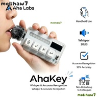 MOLIH Vibe Coding Keyboard, AhaKey-X1  Toggle Switch LCD Screen Keyboard, Voice Recognition Built-in
