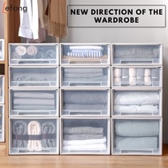 HotSales Multipurpose Wardrobe Clothes Stackable Plastic Storage Box Drawer Storage Box Underwear Bo