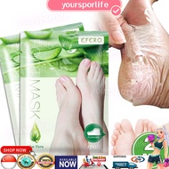 Exfoliating Foot Mask Foot SPA Pedicure Sock Removing Dead Skin Whitening Heels Feet Peeling Anti Cr