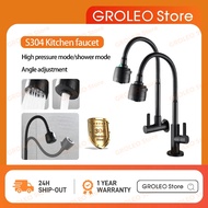 GROLEO S304 Kitchen faucet sink faucet 360 rotating faucet for kitchen sink kitchen sink Faucet