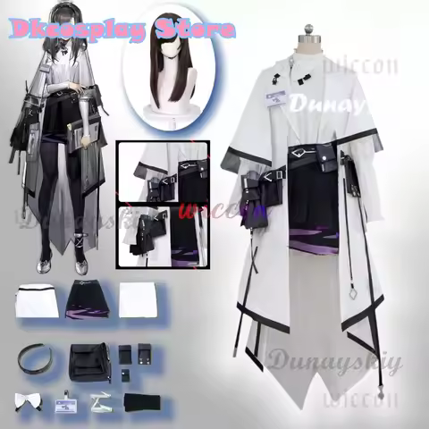 Priestess Cosplay Clothing Game Character Costume Doctor Women's Clothing Full Set Game Arknights Co