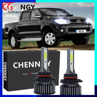 สำหรับ Toyota HILUX Vigo 2006-2018 (ไฟหน้า) - 2 PC LED สีขาว 6000K หลอดไฟชุดไฟหน้า รับประกัน 1 ปี P&