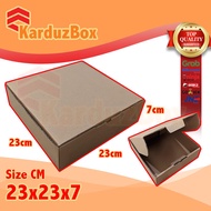 23x23x7 Pizza Packing Box, hamper box, gift box, diecut cardboard POLOS