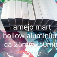 PROMO HOLLOW SIPATAN CA25MMX50MMX6MTR ALUMINIUM