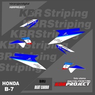 CARBONBEAT HONDA motorcycle striping motorcycle sticker variation Racing B-7 motorcycle sticker