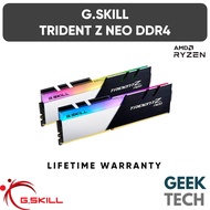 G.Skill Trident Z Neo RGB 3200MHz/3600MHz DDR4 Gaming RAM 8GB/16GB - Optimized for AMD Ryzen & Intel