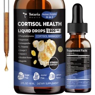 Totaria cortisol Supplement Liquid Drops Hormone Balance with Magnesium Complex, Ashwagandha, Rhodio