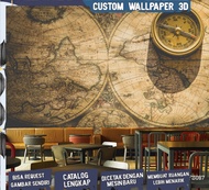 Wall Paper, Wall Sticker Wallpaper, Custom 3D Wallpaper, 3D hd cafe Wallpaper