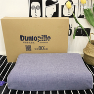 登祿普DUNLOPILLO天然乳膠枕枕芯成人護頸椎按摩單人枕頭全棉枕套