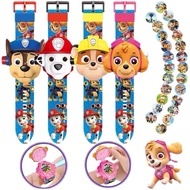 Ready Stock Kids 3D Paw Patrol Projector Watch Chase Marshall Rubble Skye