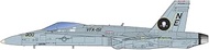 Platz PF-48 1/144 US Navy Ship Fighter Airplane F/A-18C Hornet NAF Thick Plastic Model