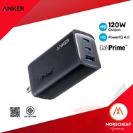 🔥ถูก/แท้🔥Anker 737 Charger GaNPrime 120W 3 Port FastCharge