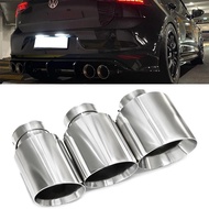 1 Pcs Universal Exhaust Tip Stainless Steel Exhaust Muffler Tip Tailpipe Oblique Customized Size Car