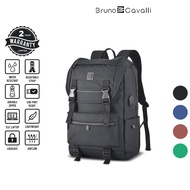 BRUNO CAVALLI Multifunctional Lightweight 16" Computer Laptop Backpack with Anti-Theft Pocket USB Ch