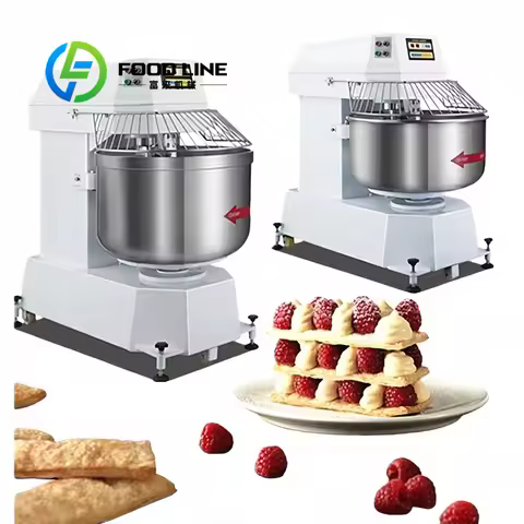 Commercial Industrial Noodle Bread Spiral Dough Mixer 25 50 100 kg 250l 25kg 50kg 100kg 150kg 200kg 