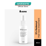&SONS Hair Growth 3% Redensyl Hair Loss Treatment Serum (For Men's Hair Growth) 60ml)