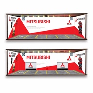 GILAN GARAGE DIORAMA Garage 1/ MITSUBISHI GARAGE64 WITH LED