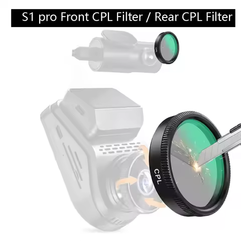 For Vantrue S1 pro Front CPL Filter / Rear CPL Filter CPL Filter Circular Polarizer Lens Filter Glar