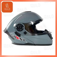 [HALO MOTOR] MOTORCYCLE RXR FULL FACE HELMET MODULAR DUAL VISOR 691B-F1