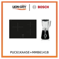 Bosch PUC61KAA5E Series 2 Induction hob 60 cm Black, Surface mount without frame + MMB6141B Blender VitaPower Serie | 4