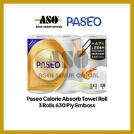 Tissue PASEO tissue kitchen tissue kitchen towel 3 roll 70 s - PASEO CALORIE