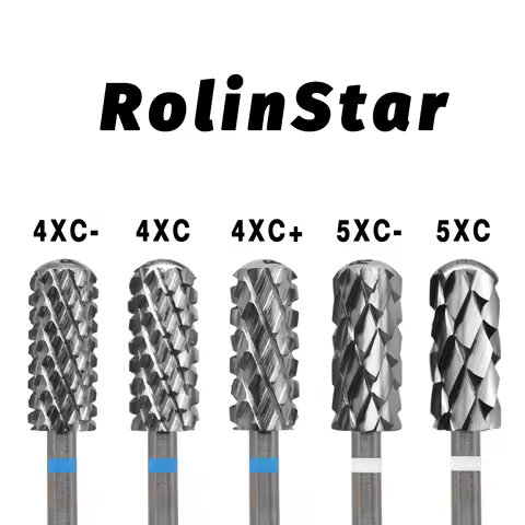 Rolinstar 5.35mm Small Round Top Barrel Safety 4XC+ 5XC Original acrylic powder Dipping Killer Remov