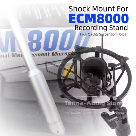 Shockproof Microphone Shock Mount For Behringer ECM8000 ECM 8000 Reference Measurement Audio Analysi