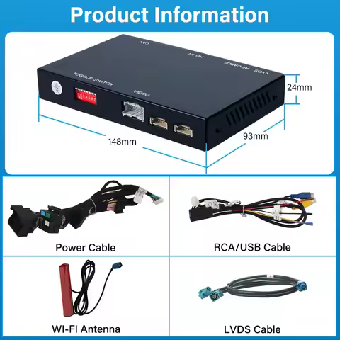 Wireless Carplay Android Auto Interface For Audi A6 C7 RMC A7 S6 A7 MIB2 MMI Quattro 2012 2013 2014 