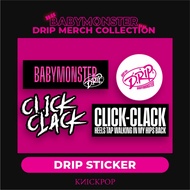 [DRIP] BABYMONSTER STICKER MERCH BY KNICKPOP