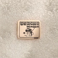 WARNING STICKER / HONDA MOTORCYCLE STICKER