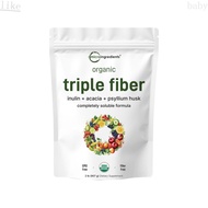 Micro Ingredients Organic Triple Fiber Powder, 2 Pounds YU88