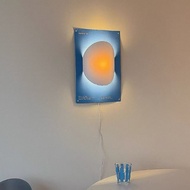 Poster Paper LED Light, Bedroom Night Light, Sticky Wall Decoration Light