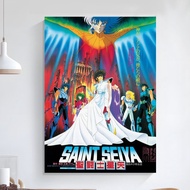 Saint Seiya Classic Anime Poster Art Self-adhesive Art Small Poster HD Quality Poster Wall Art Paint