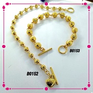 Gelang Tangan Emas Korea 24K Murah (EB455)(EB453)(EB468)(EB452)(EB774)(EB775)(EB776)EB777)(EB778)