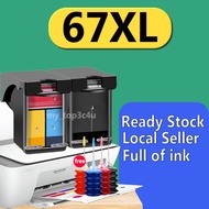 HP 67 HP 67XL HP 67XXL Ink Cartridge Black Color Refillable Ink for HP 1212 2700 2722 2723 2330 6020