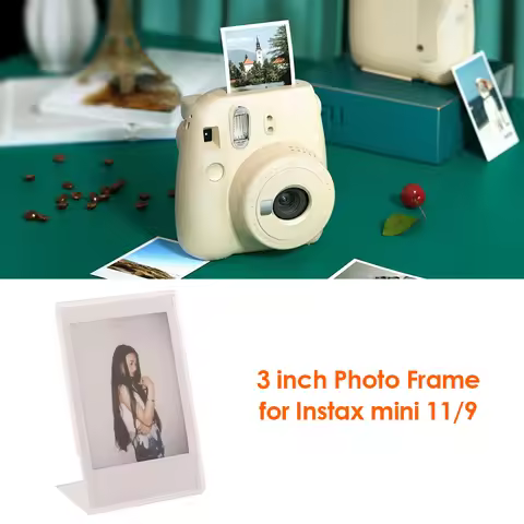 Acrylic Instant Camera Film Photo Holder Clear Mini Instant Photo Frame for Fujifilm for Instax Mini