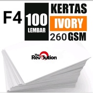 Art Paper 260 gsm IVORY 260g F4 100 /A3 50 sheets