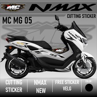 Aksesoris Motor Yamaha Nmax New 2020 2021 Free Velg Skotlet Sticker Striping Lis Variasi Cutting Sti