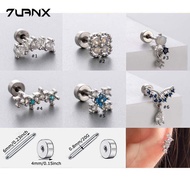 1 Piece/single Cartilage Tragus Earring Stud Helix Lobe Piercing 20Gauge