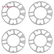 4Pcs Aluminum Wheel Spacers Shims Plate Auto Wheel Spacers Stud for 4X100 4X114.3 5X100 5X108 5X114.