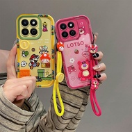 casing HONOR X6A X6C X6B 4G Cute Anti fall anime cartoon TPU soft silicone phone casing YXML