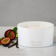 Soy Wax Candle Vanilla Bean & Passionfruit Extra Large 4 Wick (60+ hours burn time, 600gr) by Robins